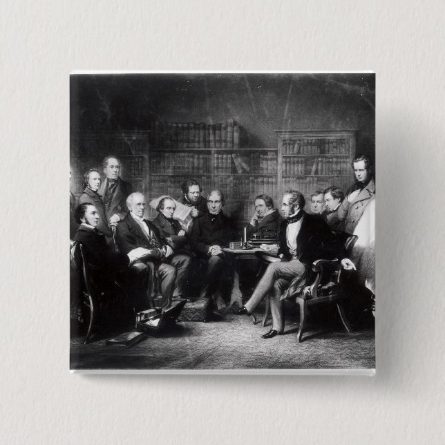 Chapa Cuadrada El gabinete de Aberdeen (Anverso)