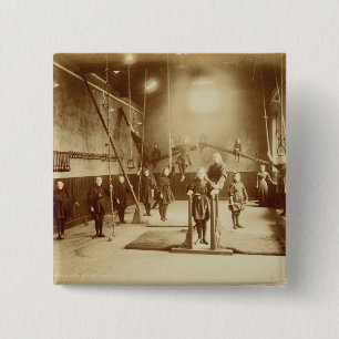 Chapa Cuadrada El gimnasio del chica en la institución sorda y