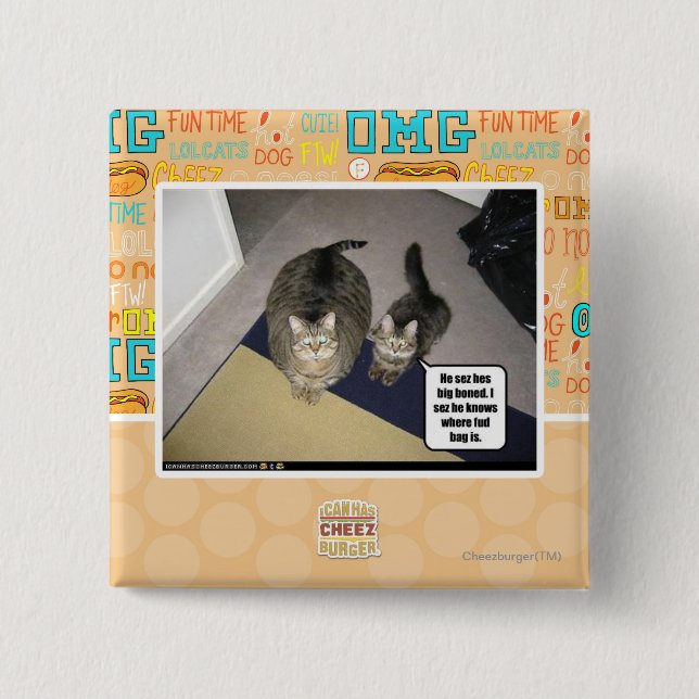 Chapa Cuadrada Él grande de los hes del sez deshuesado (Anverso)