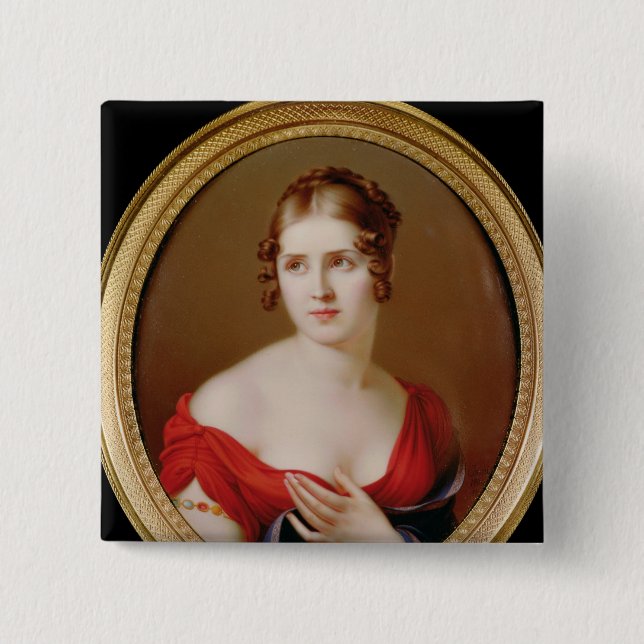 Chapa Cuadrada El Griego hermoso (Anverso)