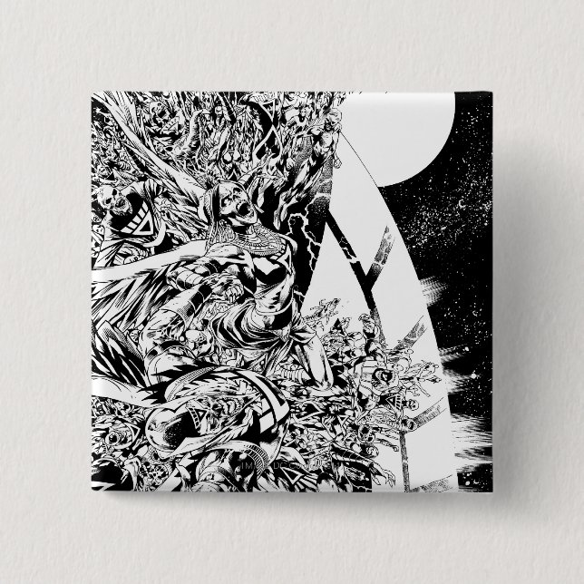 Chapa Cuadrada El grupo y la luna más negros 2 de la noche (Anverso)