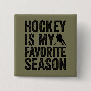 Chapa Cuadrada El Hockey Es Mi Estación Favorita