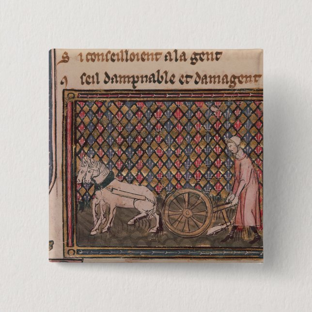 Chapa Cuadrada El hombre obligado a trabajar para una vida (Anverso)