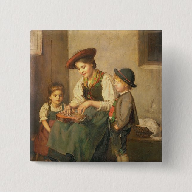 Chapa Cuadrada El jugador de la cítara (Anverso)