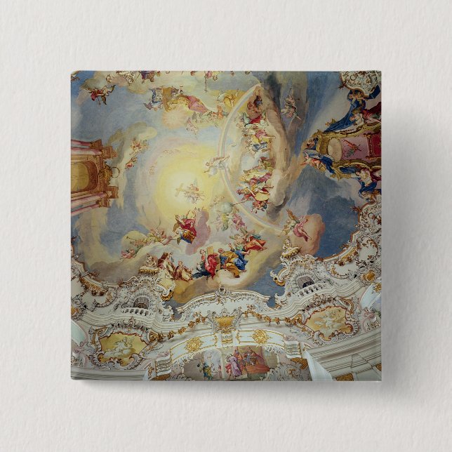 Chapa Cuadrada El juicio pasado, pintura del techo (Anverso)