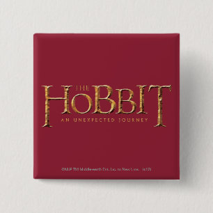 Chapa Cuadrada El logo de Hobbit texturado