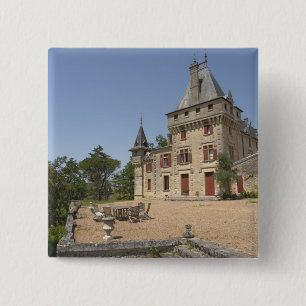 Chapa Cuadrada El magnífico Chateau de Pressac y jardín