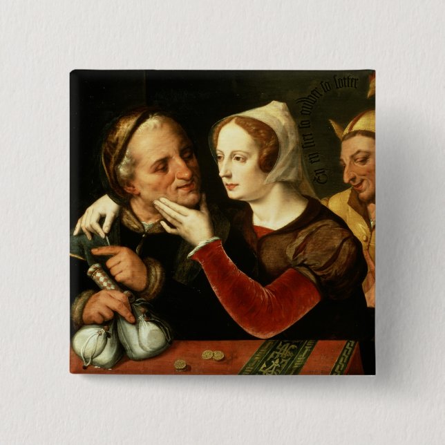 Chapa Cuadrada El más viejo se convierte, el más enojado se (Anverso)