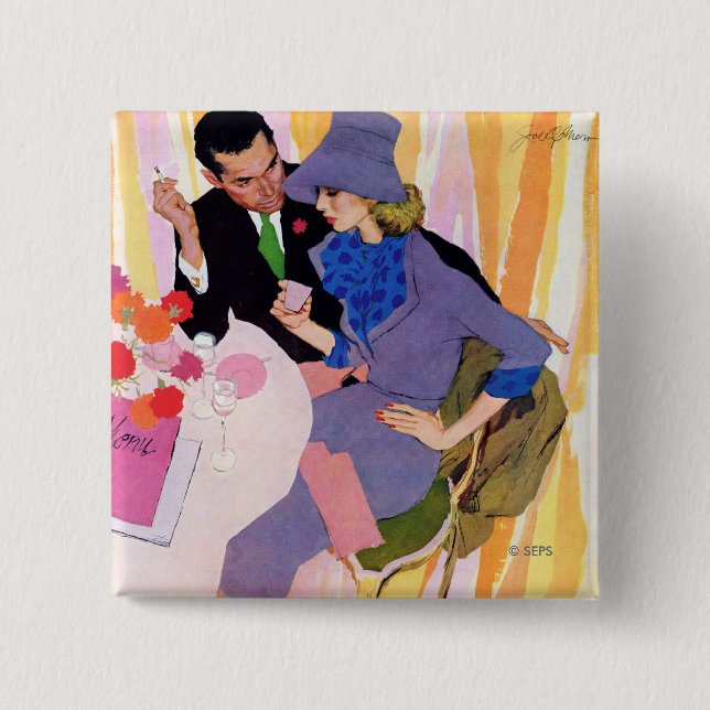 Chapa Cuadrada El Matrimonio No Es Para Mí (Anverso)