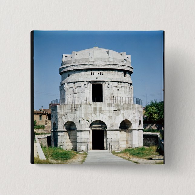 Chapa Cuadrada El mausoleo de Theodoric (Anverso)