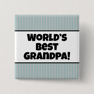 Chapa Cuadrada El mejor alfiler de abuelo del mundo