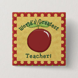 Chapa Cuadrada El mejor profesor del mundo