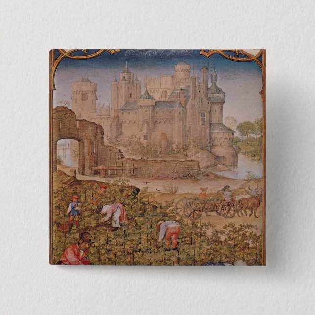 Chapa Cuadrada El mes de septiembre (Anverso)