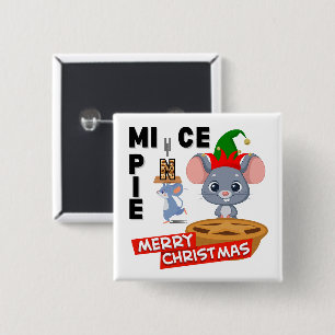 Chapa Cuadrada El MICE que tomó la letra N de un Mince Pie.