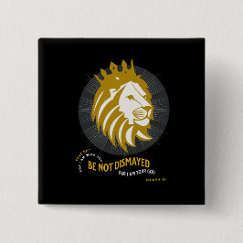 Chapa Cuadrada El Miedo No Esté Conmocionado Isaías 41:10