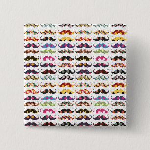 Chapa Cuadrada El modelo del bigote es lindo