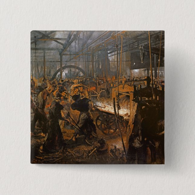 Chapa Cuadrada El molino del Hierro-Balanceo, 1875 (Anverso)
