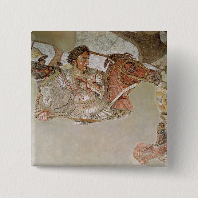 Chapa Cuadrada El mosaico de Alexander (Anverso)
