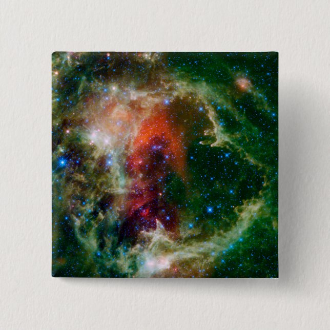 Chapa Cuadrada El mosaico es de la nebulosa del alma (Anverso)