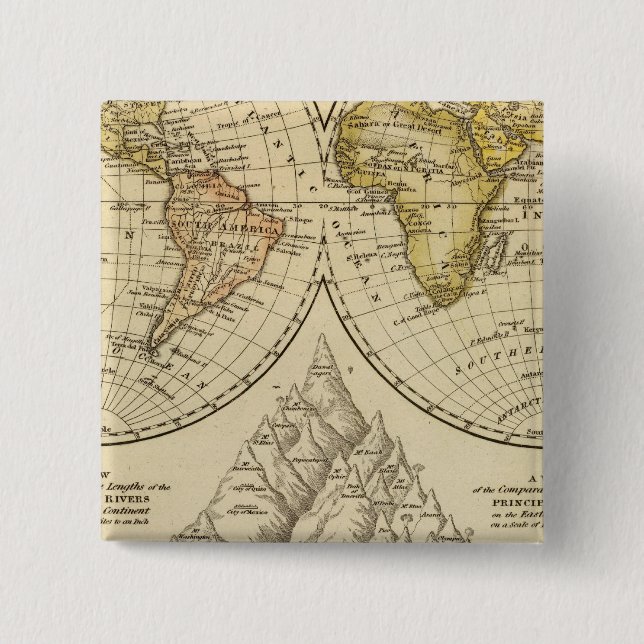 Chapa Cuadrada El mundo (Anverso)