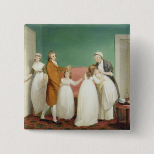 Chapa Cuadrada El nacimiento del heredero, c.1799 (aceite en