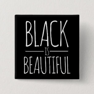 Chapa Cuadrada El negro es bello