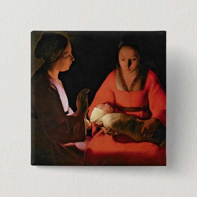 Chapa Cuadrada El niño recién nacido, últimos 1640s (Anverso)