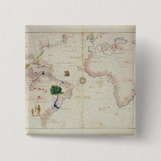 Chapa Cuadrada El nuevo mundo (Anverso)