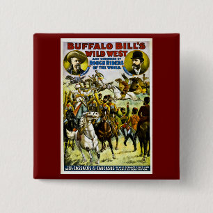 Chapa Cuadrada El oeste y congreso salvajes 1899 de Buffalo Bill