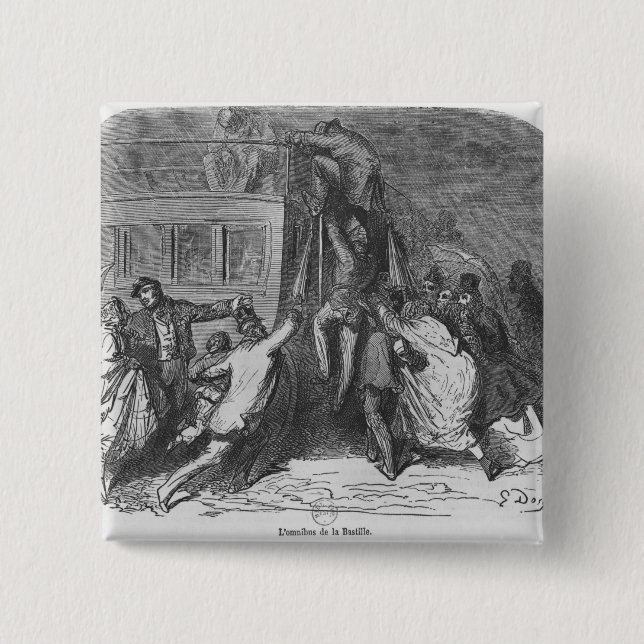 Chapa Cuadrada El omnibus del Bastille (Anverso)