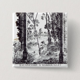 Chapa Cuadrada El oscilación del jardín en Rambouillet, del 'DE