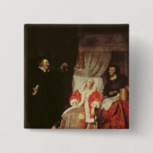 Chapa Cuadrada El paciente y el médico, 1660s