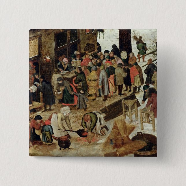 Chapa Cuadrada El pago del diezmo (Anverso)