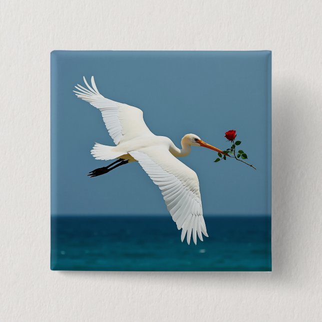 Chapa Cuadrada El pájaro que viaja (Anverso)