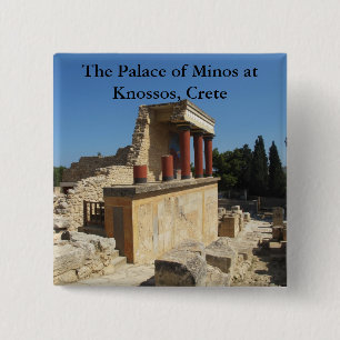 Chapa Cuadrada El palacio de Minos en Knossos, Creta, GRECIA