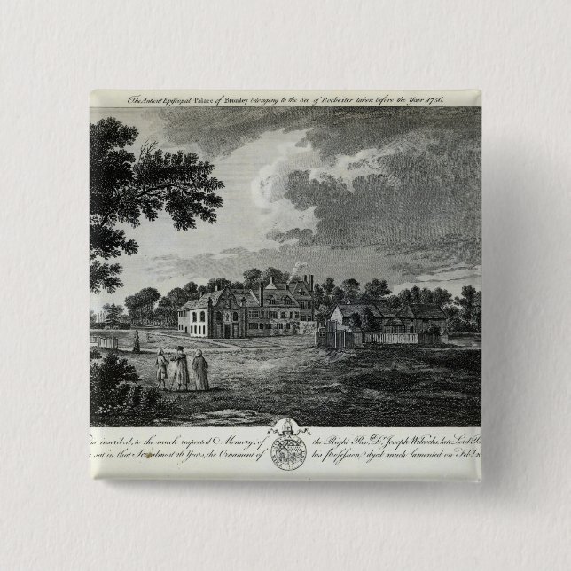 Chapa Cuadrada El palacio episcopal antiguo de Bromley (Anverso)