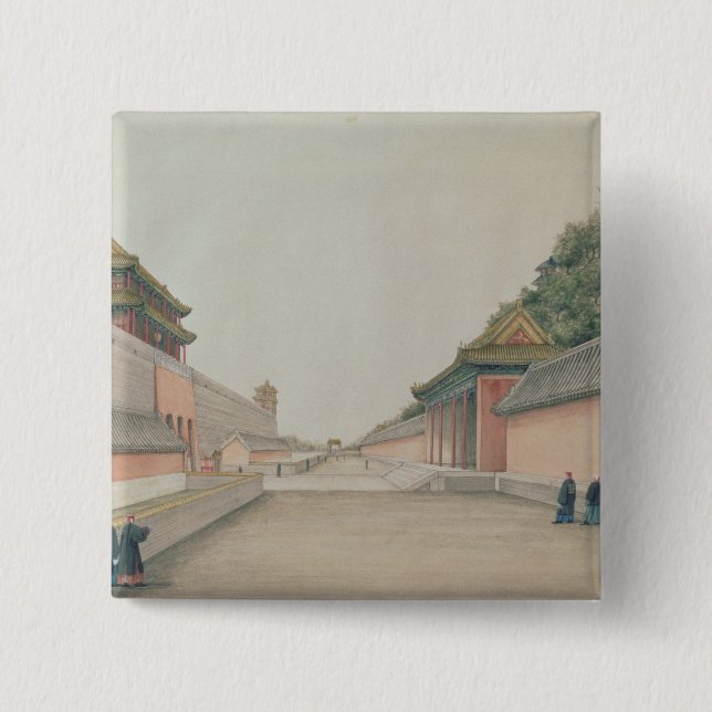 Chapa Cuadrada El palacio imperial en Pekín (Anverso)