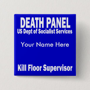 Chapa Cuadrada El panel de la muerte - supervisor del piso de la