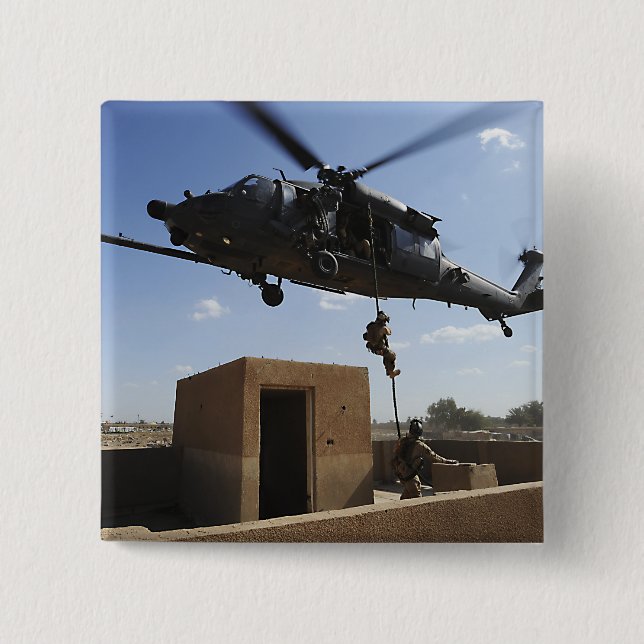 Chapa Cuadrada El pararescudo de la Fuerza Aérea de Estados Unido (Anverso)