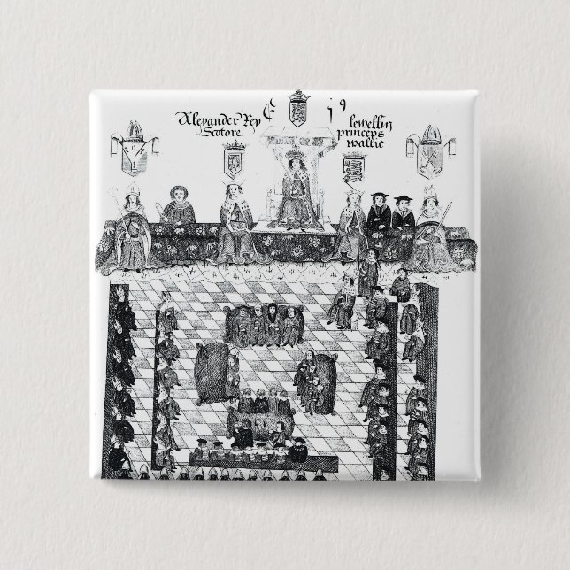 Chapa Cuadrada El parlamento de Edward I (Anverso)