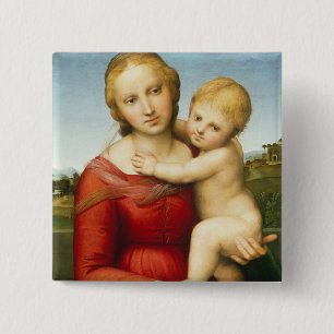 Chapa Cuadrada El pequeño Cowper Madonna, c.1505 (aceite en el