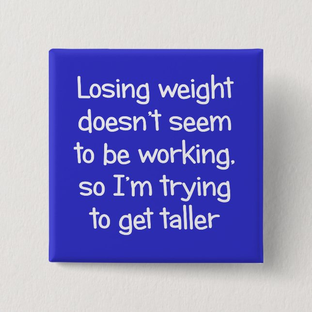 Chapa Cuadrada El peso perdidoso no parece trabajar (Anverso)