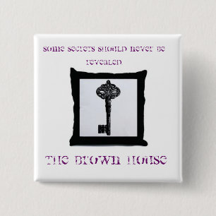 Chapa Cuadrada El Pin de la casa de Brown