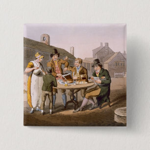 Chapa Cuadrada El pleno verano Eve, del "traje de Yorkshire"