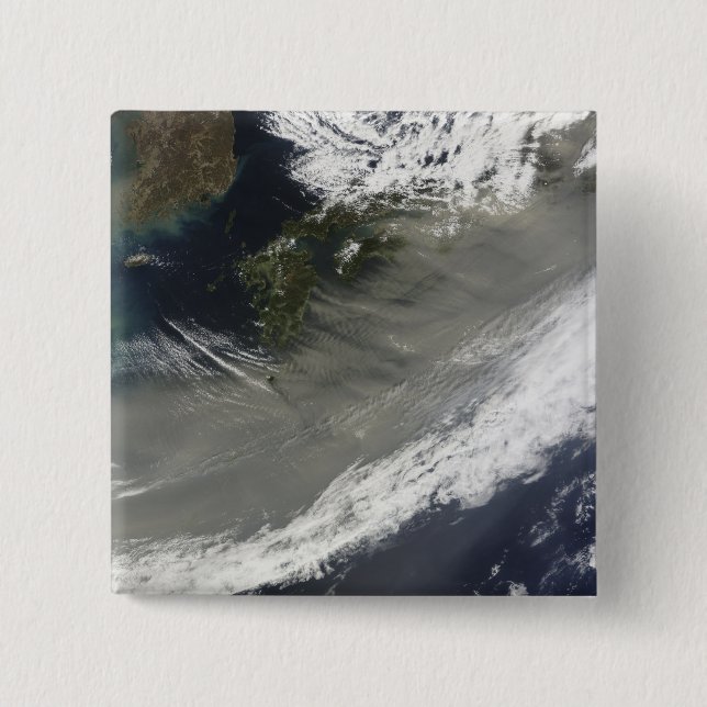 Chapa Cuadrada El polvo sobre Japón (Anverso)