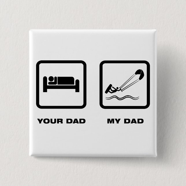 Chapa Cuadrada El practicar surf de la cometa (Anverso)