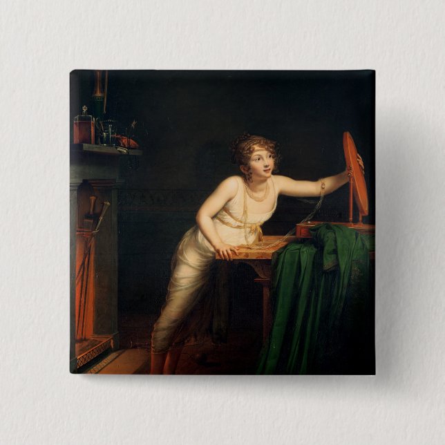 Chapa Cuadrada El primer sentido de la coquetería, 1804 (Anverso)