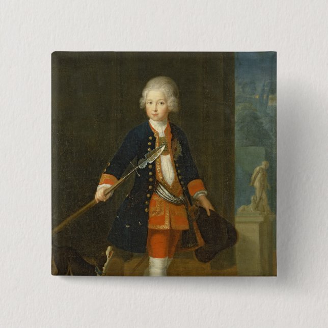 Chapa Cuadrada El Príncipe heredero Frederick II (Anverso)