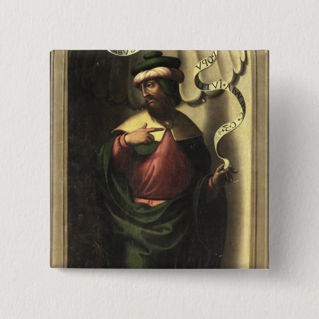 Chapa Cuadrada El profeta Jeremiah (Anverso)