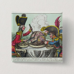 Chapa Cuadrada El pudín de ciruelo en el peligro, 1805